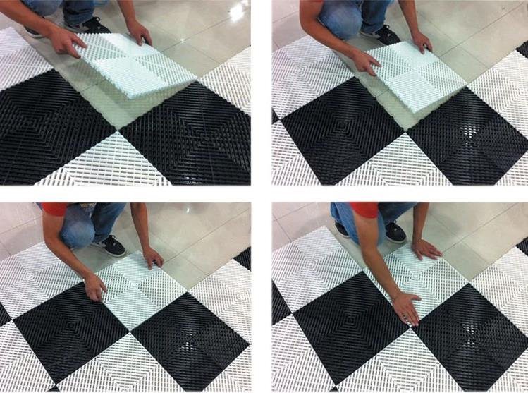 self draining garage floor tiles self draining garage floor tiles