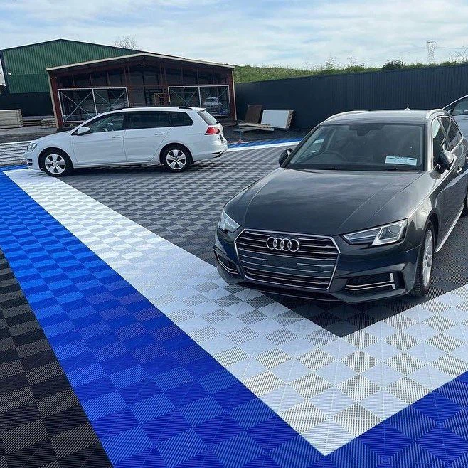 Hot Seller Durable Best Quality Flexible Garage Floor Tiles High Quality Pvc Flooring For Garage For Carwash Detailing Shop